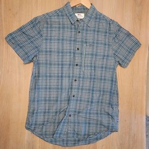 Fjallraven Large Abisko Performance Trekking Shirt, Blue Green, SSB